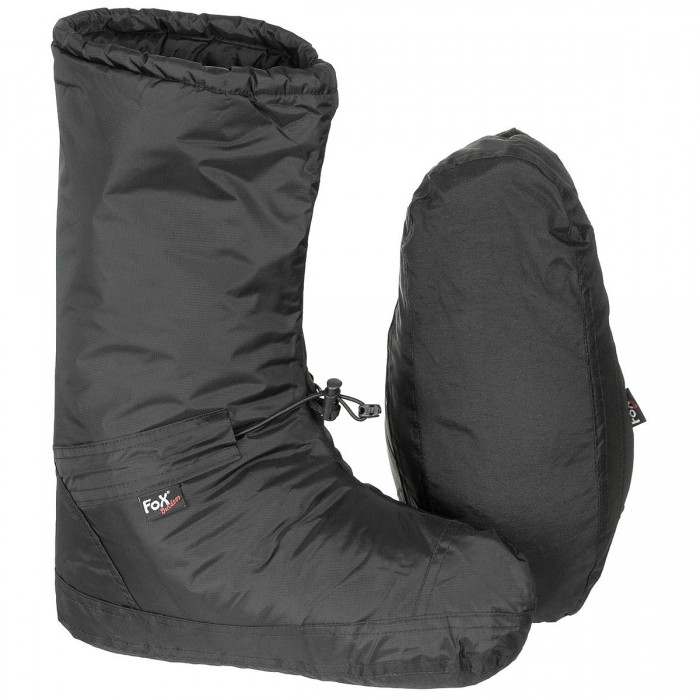 Зимові м'які черевики Fox Outdoor «Polar» Bivouac Shoes Black Зимові м'які черевики Fox Outdoor «Polar» Bivouac Shoes Black