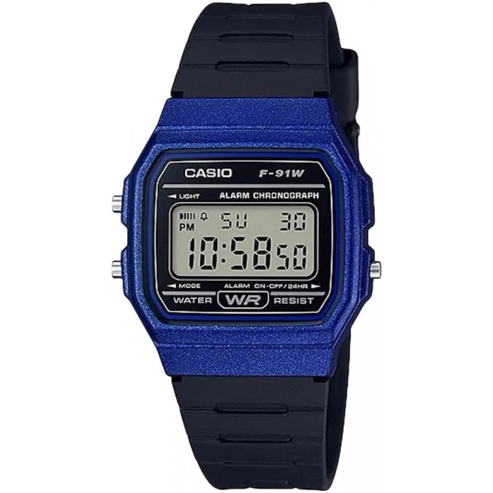 Часы Casio F-91WM-2AEF, Синий Часы Casio F-91WM-2AEF, Синий