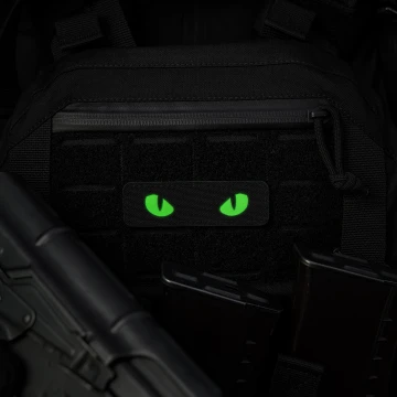 Нашивка M-Tac Cat Eyes Laser Cut, Black