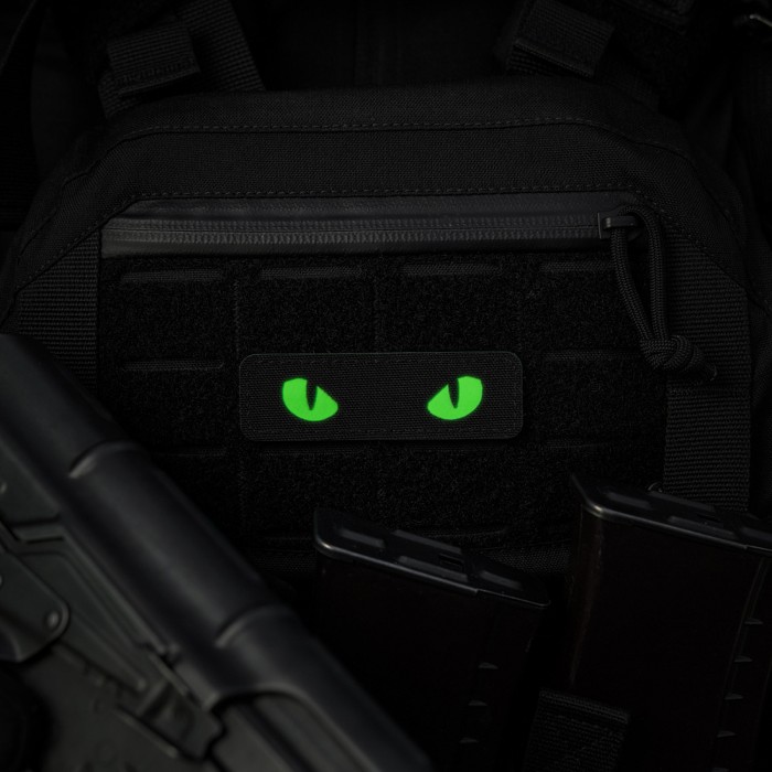 Нашивка M-Tac Cat Eyes Laser Cut, Black Нашивка M-Tac Cat Eyes Laser Cut, Black