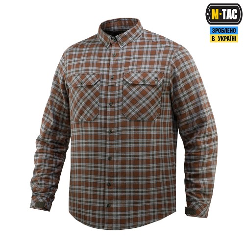 M-Tac сорочка Lumberjack Cotton Shirt, Brown/Grey
