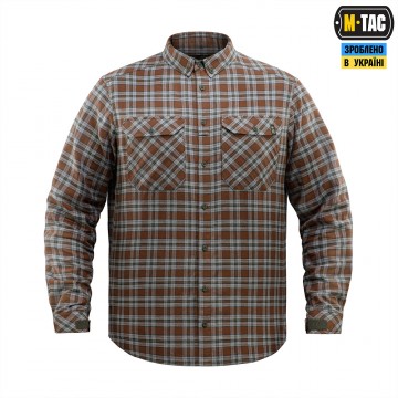 M-Tac сорочка Lumberjack Cotton Shirt, Brown/Grey