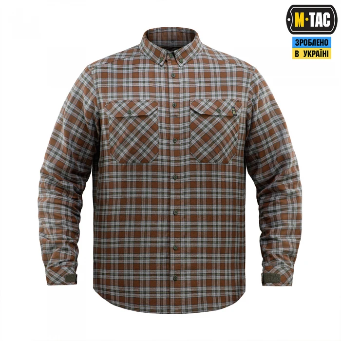 M-Tac рубашка Lumberjack Cotton Shirt, Brown/Grey M-Tac рубашка Lumberjack Cotton Shirt, Brown/Grey