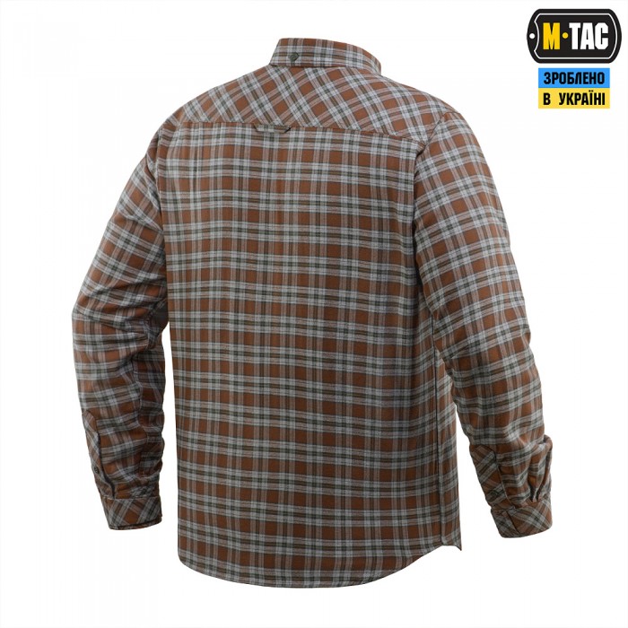 M-Tac сорочка Lumberjack Cotton Shirt, Brown/Grey M-Tac сорочка Lumberjack Cotton Shirt, Brown/Grey