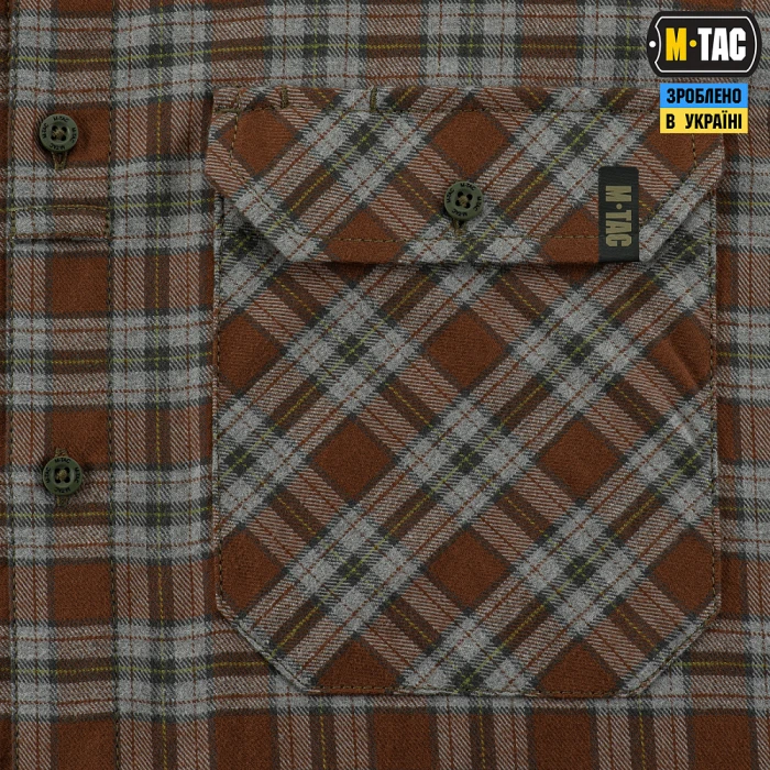 M-Tac рубашка Lumberjack Cotton Shirt, Brown/Grey M-Tac рубашка Lumberjack Cotton Shirt, Brown/Grey
