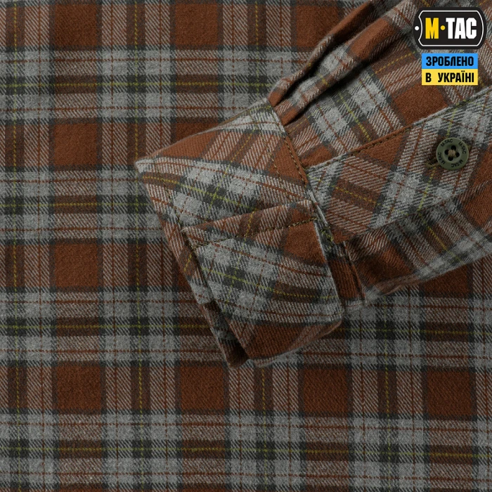 M-Tac рубашка Lumberjack Cotton Shirt, Brown/Grey M-Tac рубашка Lumberjack Cotton Shirt, Brown/Grey