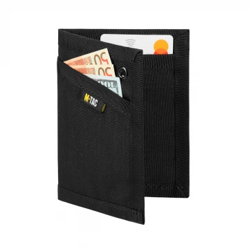 M-Tac Кошелек Tactical Wallet Elite Black Cordura 500D, Black