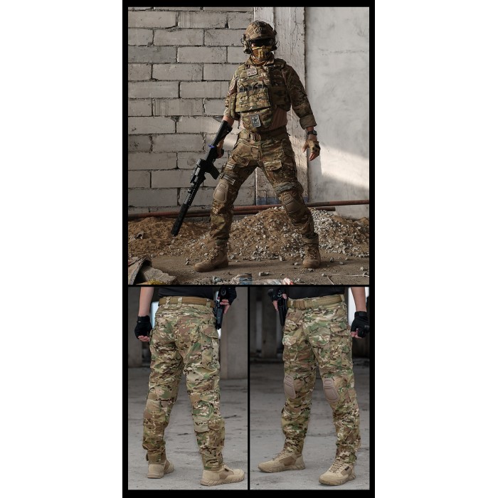 Боевые штаны IDOGEAR G3 Combat Pants Multicam с наколенниками Боевые штаны IDOGEAR G3 Combat Pants Multicam с наколенниками