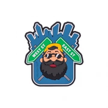Наліпка на липучці Helikon-Tex "BEARDMAN URBAN"