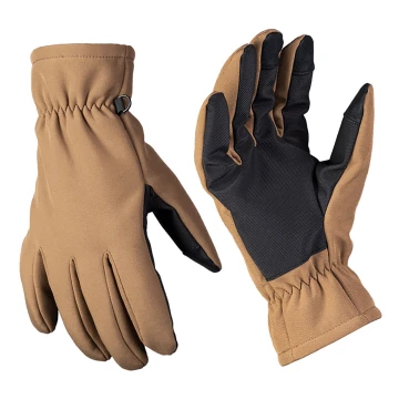 Перчатки зимние MIL-TEC SoftShell Thinsulate Dark Coyote, Темный койот