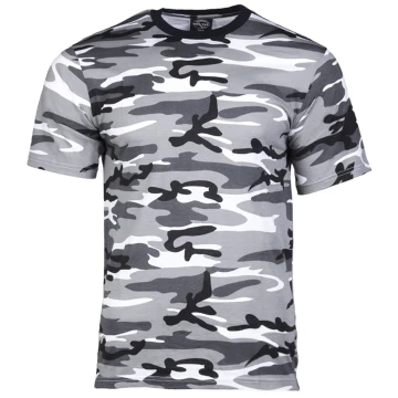 Футболка камуфляжная MIL-TEC T-Shirt Urban, Белая ночь