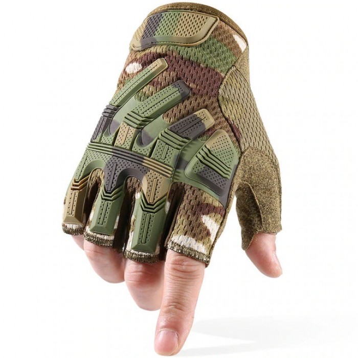 Рукавиці тактичні безпалі Multicam Рукавиці тактичні безпалі Multicam