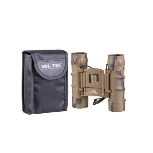 Бінокль Mil-Tec GEN.II COLLAPSIBLE BINOCULAR 10X25 Дезерт