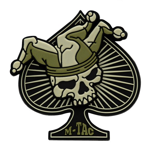 M-Tac нашивка Ace of Spades 3D PVC Black/Olive