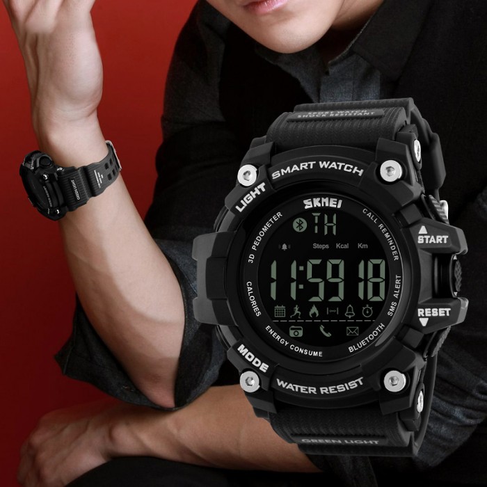 Тактические смарт-часы Skmei 1227 Black Тактические смарт-часы Skmei 1227 Black