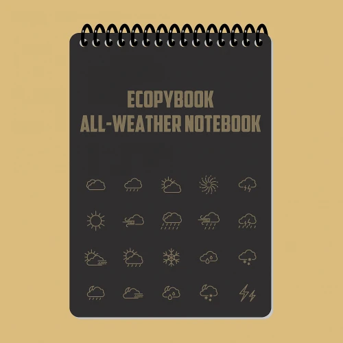 Всепогодный блокнот Ecopybook Tactical A6, Black