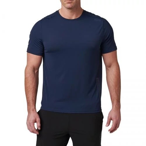 Футболка тактическая потоотводящая 5.11 Tactical® No Mercy PT-R Short Sleeve Top, Navy Blue