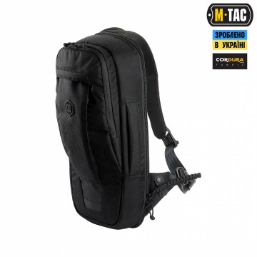 Рюкзак однолямковий для короткоствольної зброї M-Tac Agent Elite Hex, Black