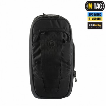 Рюкзак однолямковий для короткоствольної зброї M-Tac Agent Elite Hex, Black