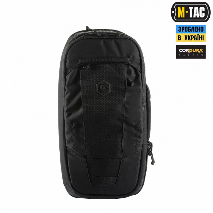 Рюкзак однолямочный для короткоствольного оружия M-Tac Agent Elite Hex, Black Рюкзак однолямочный для короткоствольного оружия M-Tac Agent Elite Hex, Black