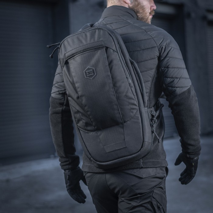 Рюкзак однолямочный для короткоствольного оружия M-Tac Agent Elite Hex, Black Рюкзак однолямочный для короткоствольного оружия M-Tac Agent Elite Hex, Black
