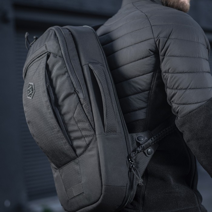 Рюкзак однолямочный для короткоствольного оружия M-Tac Agent Elite Hex, Black Рюкзак однолямочный для короткоствольного оружия M-Tac Agent Elite Hex, Black
