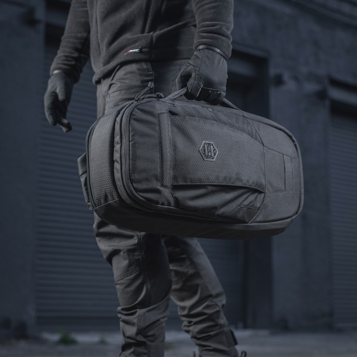 Рюкзак однолямочный для короткоствольного оружия M-Tac Agent Elite Hex, Black Рюкзак однолямочный для короткоствольного оружия M-Tac Agent Elite Hex, Black