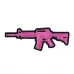 M-Tac нашивка M4A1 3D PVC Pink