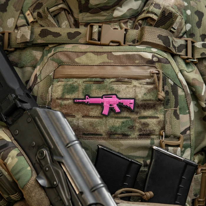 M-Tac нашивка M4A1 3D PVC Pink M-Tac нашивка M4A1 3D PVC Pink