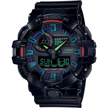Годинник Casio G-Shock Classic GA-700RGB-1AER., Black