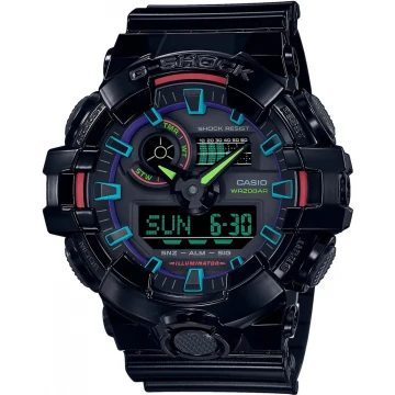 Годинник Casio G-Shock Classic GA-700RGB-1AER., Black