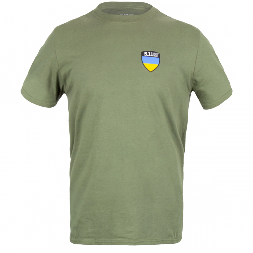 Футболка 5.11 Tactical Shield Ukraine Лімітована Серія, Olive