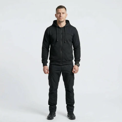 Флисовая кофта Vik-Tailor Alfa Jacquard, Черный