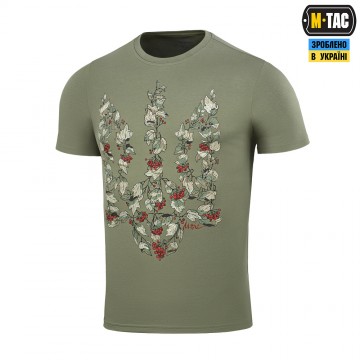 Футболка M-Tac Тризуб калина, Olive