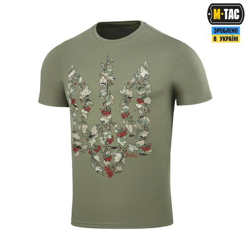 Футболка M-Tac Тризуб калина, Olive