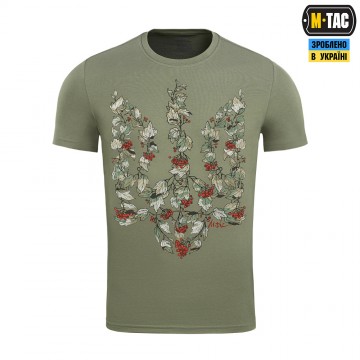 Футболка M-Tac Тризуб калина, Olive