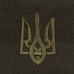 Шапка флісова Без Відвороту З Тризубом Dark olive