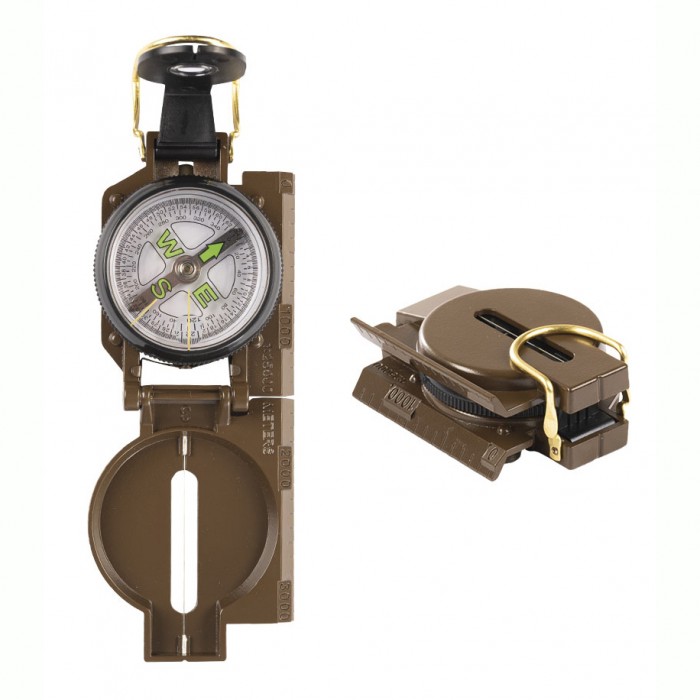 Компас металевий MIL-TEC US-Style Compass Olive Компас металевий MIL-TEC US-Style Compass Olive