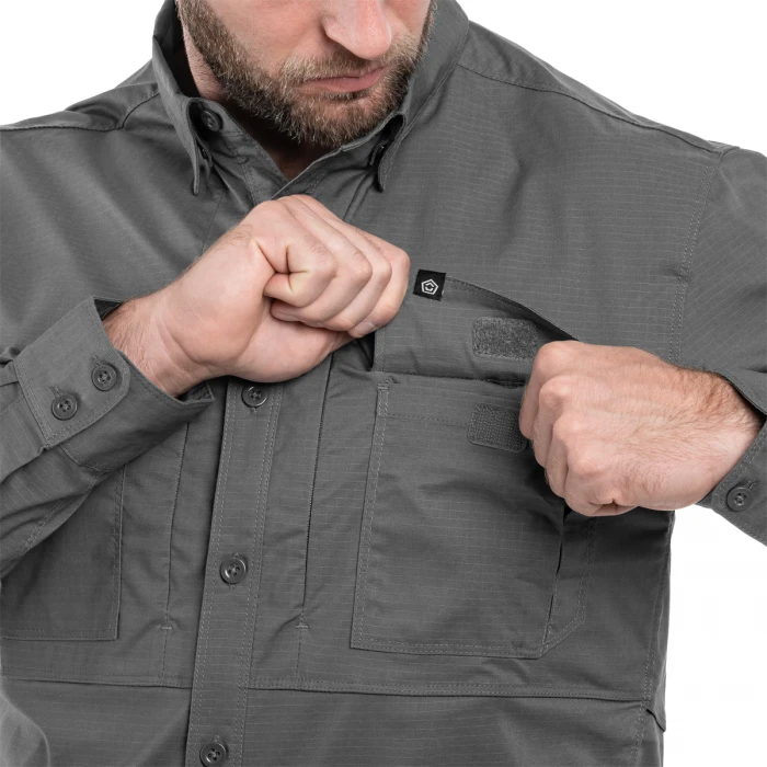 Рубашка Pentagon Plato Long Sleeve - Wolf Grey Рубашка Pentagon Plato Long Sleeve - Wolf Grey