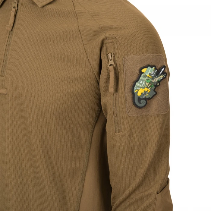 Боевая рубашка Helikon-Tex Range Polo Shirt Coyote Боевая рубашка Helikon-Tex Range Polo Shirt Coyote