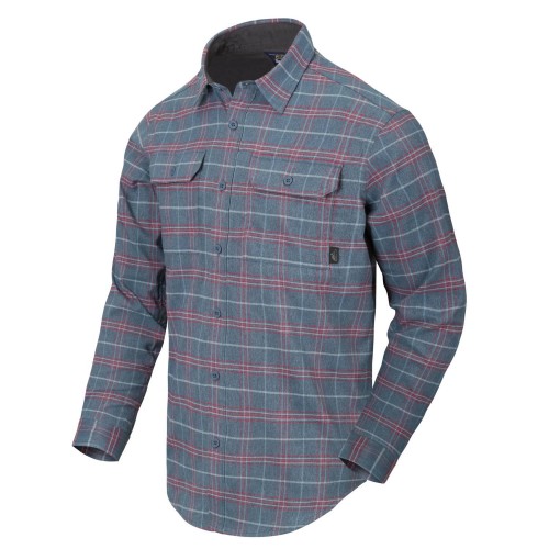 Рубашка Helikon-Tex Greyman Shirt Foggy AMBER PLAID, Серый