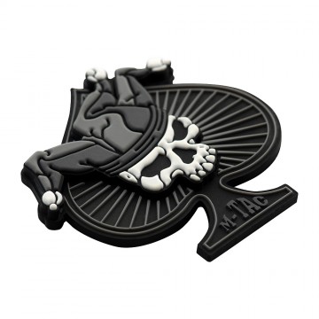 M-Tac нашивка Ace of Spades 3D PVC Black/White