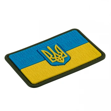 M-Tac нашивка флаг Украины с рельефным гербом PV, Желтый