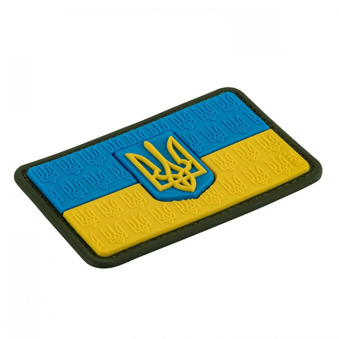 M-Tac нашивка флаг Украины с рельефным гербом PV, Желтый M-Tac нашивка флаг Украины с рельефным гербом PV, Желтый