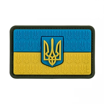 M-Tac нашивка флаг Украины с рельефным гербом PV, Желтый