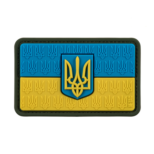 M-Tac нашивка флаг Украины с рельефным гербом PV, Желтый