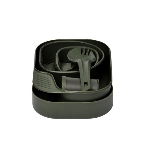 Набор пластиковый WILDO 7-PC CAMP-A-BOX OD Олива, Olive