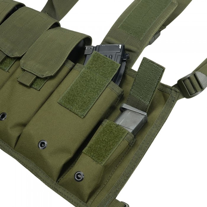 Розвантажувальний жилет MIL-TEC Mag Carrier Chest Rig Olive Розвантажувальний жилет MIL-TEC Mag Carrier Chest Rig Olive