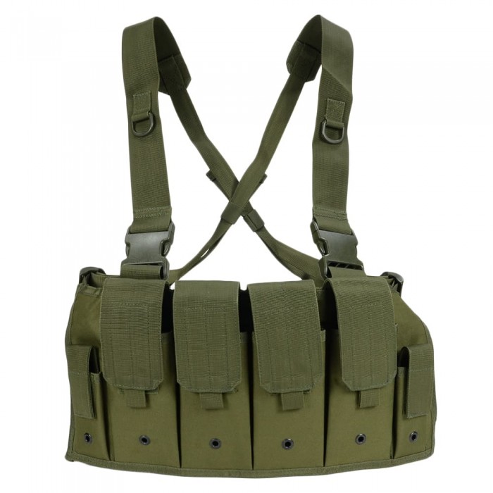 Розвантажувальний жилет MIL-TEC Mag Carrier Chest Rig Olive Розвантажувальний жилет MIL-TEC Mag Carrier Chest Rig Olive