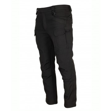 Тактичні штани утеплені SoftShell Black